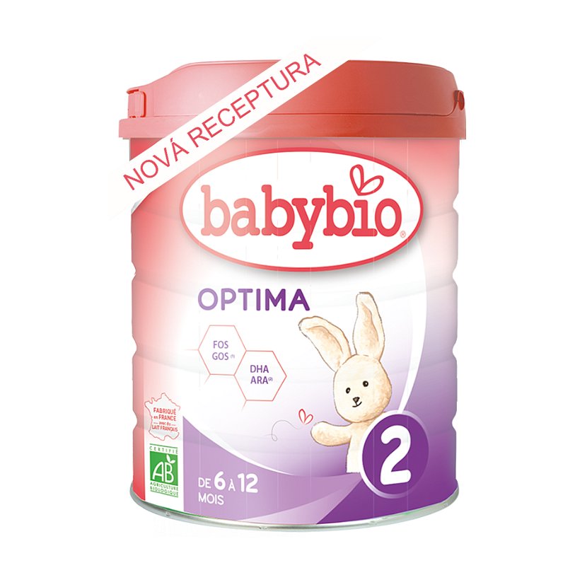 BABYBIO OPTIMA 2 kojenecké bio mléko 800 g