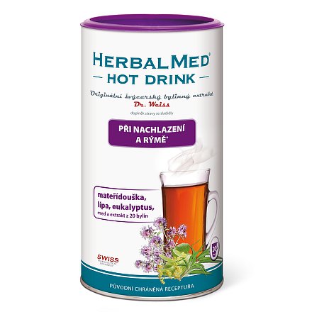 HerbalMed Hot drink Dr. Weiss nachlazení rýma + vit.C 180g