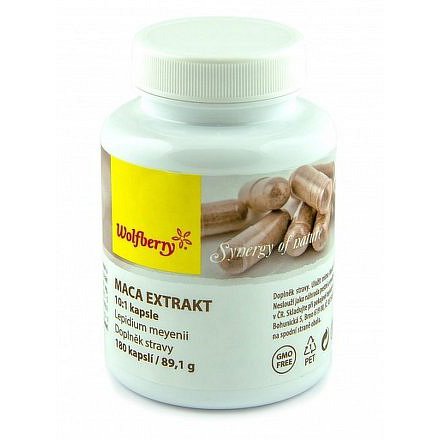 Maca extrakt 180 kapslí Wolberry