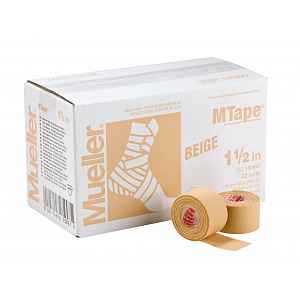 Mueller MTape® Team Colors, fixační tejpovací páska 3,8cm, béžová, 32 ks