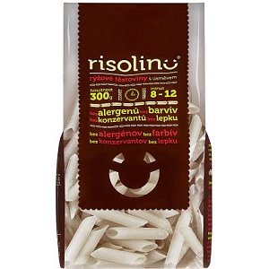Rýžové bezlepkové těstoviny RISOLINO Premium penne 300g