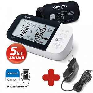 Tonometr dig.OMRON M7 Intelli IT AFib+ZDROJ 5let