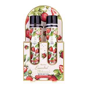 Accentra Dárková sada ve zkumavkách Strawberry & Vanilla Essential Botanicals