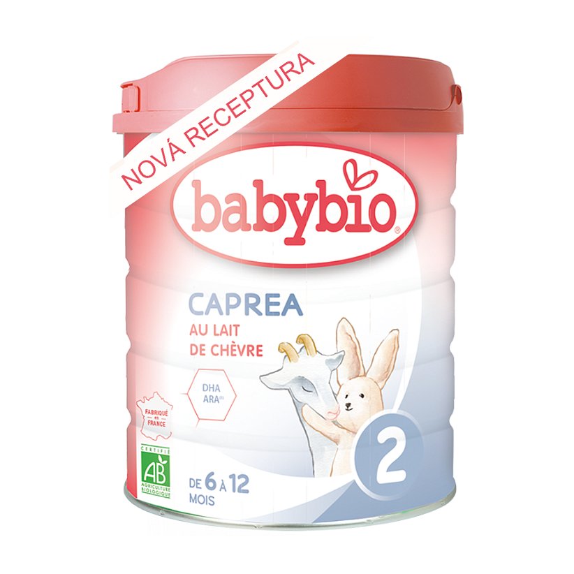 BABYBIO CAPREA 2 plnotučné kozí kojenecké bio mléko 800 g