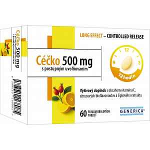 Céčko 500mg s postup.uvolňováním tbl.60 Generica