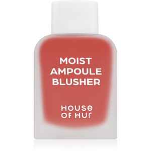 House of Hur Moist Ampoule Blusher tekutá tvářenka mini odstín 05 Peach Coral 10 ml