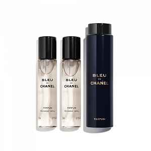 CHANEL Bleu de chanel Parfém twist and spray  - PARFUM 3X20ML 3 ml