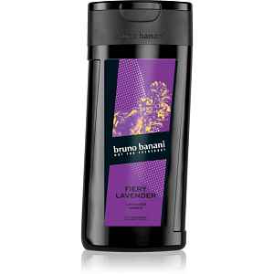 Bruno Banani Fiery Lavender osvěžující sprchový gel 3 v 1 pro muže 250 ml