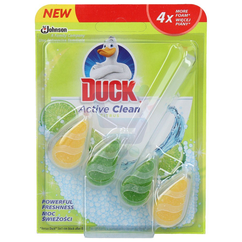 Duck Active Clean Citrus závěsný WC čistič 38,6 g