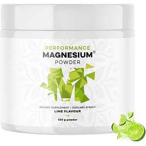 Performance Magnesium® Powder, hořčík bisglycinát v prášku, 90 dávek, 550 g Příchuť: Limetka