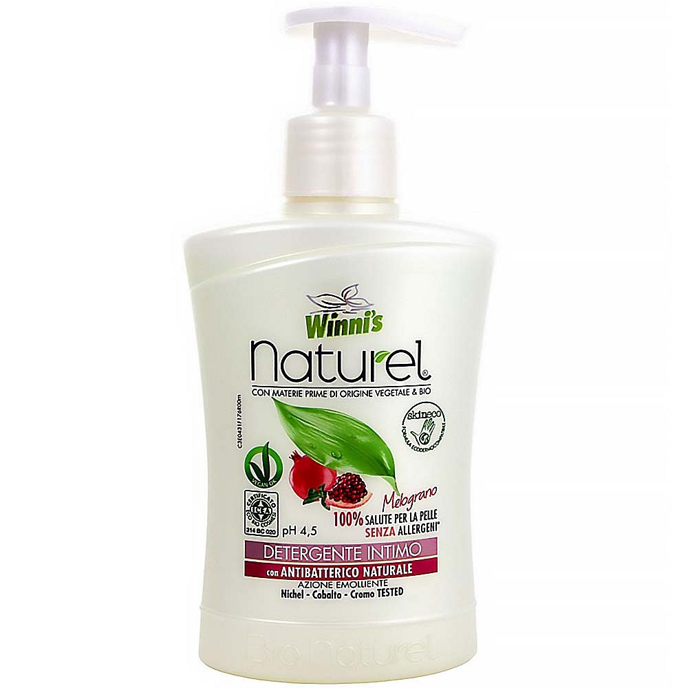 WINNI´S NATUREL Sapone Intimo Melograno – hypoalergenní intimní mýdlo 250 ml