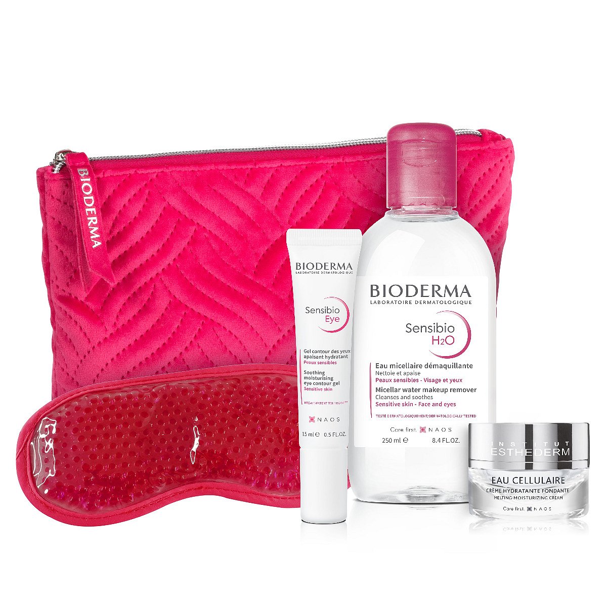 BIODERMA Sensibio + Institut Esthederm Eau Cellulaire dárkový balíček