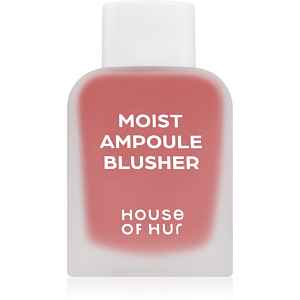 House of Hur Moist Ampoule Blusher tekutá tvářenka mini odstín 03 Rose Brown 10 ml