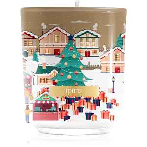 ípuro Christmas Town Glamour Night vonná svíčka s víkem 270 g