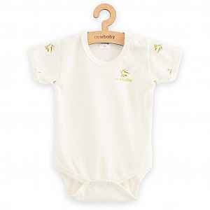 New Baby Kojenecké body s krátkým rukávem z organické bavlny Olivy, vel. 86 (12-18m)