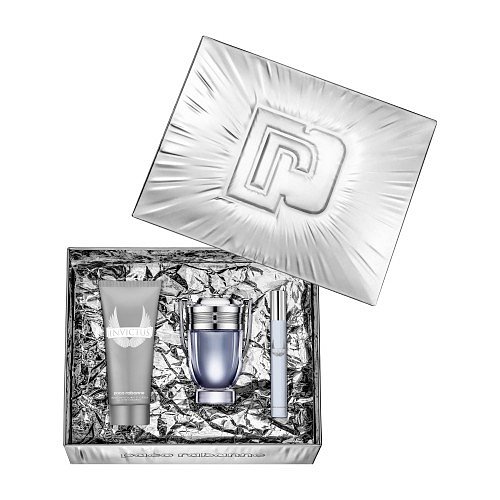 Paco Rabanne INVICTUS Kit  dárková kazeta EdT 50 ml + SG100 ml + 10 ml