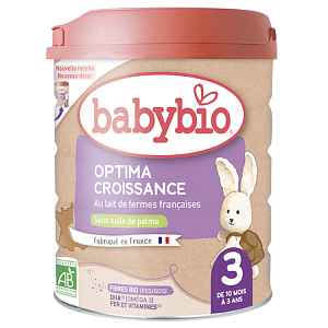 BABYBIO OPTIMA 3 Croissance kojenecké bio mléko 800 g