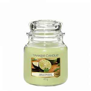 Yankee Candle Aromatická svíčka Classic střední Lime & Coriander  411 g