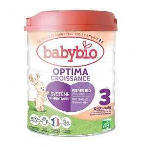 BABYBIO OPTIMA 3 Croissance kojenecké bio mléko 800 g