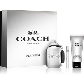Coach Platinum dárková sada I. parfémovaná voda 100 ml + sprchový gel 100 ml + parfémovaná voda 7,5 ml