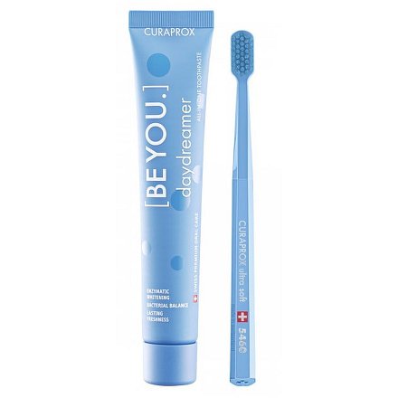 Curaprox Be You bělící zubní pasta Daydreamer blue set