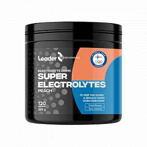LEADER Super Electrolytes 360g - broskev