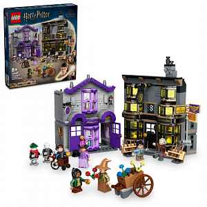 LEGO Harry Potter™ 76439 Ollivanderův obchod a Obchod madame Malkinové