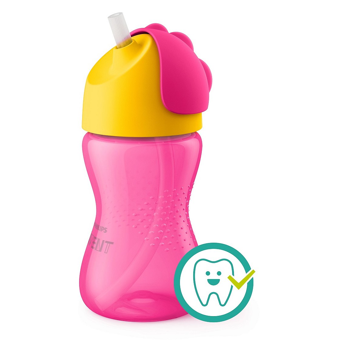 PHILIPS AVENT Hrneček s ohebným brčkem Bendy dívka 300 ml