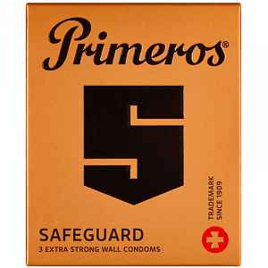Primeros Safeguard – zesílené kondomy (3 ks)