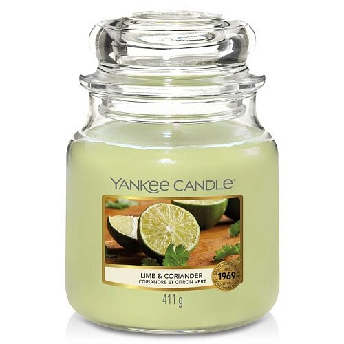 Yankee Candle Aromatická svíčka Classic střední Lime & Coriander  411 g