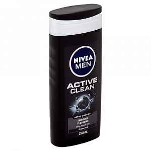 NIVEA Sprchový gel muži ACTIVE CLEAN 250ml č.84045