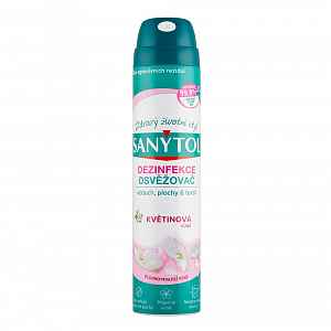 SANYTOL Dezinfekční osvěžovač vzduchu, ploch a textilií s vůní květin 300ml