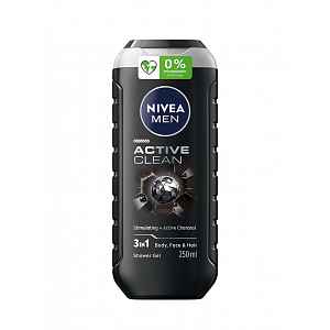 NIVEA Sprchový gel muži ACTIVE CLEAN 250ml č.84045