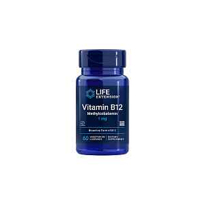 Life Extension Vitamin B12 Methylcobalamin 1 mg 60 pastilek