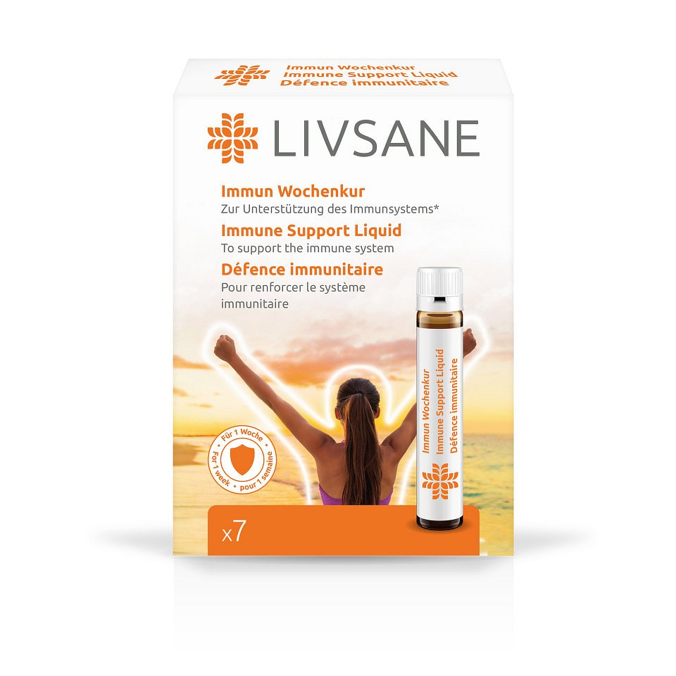 LIVSANE tekutá podpora imunity ampule 7 ks