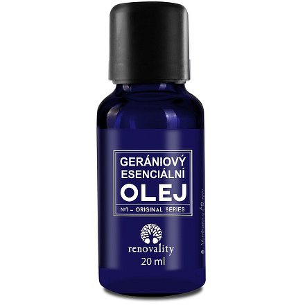 Renovality Gerániový esenciální olej 20ml