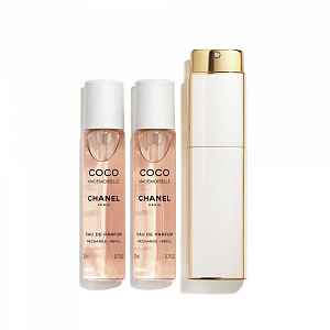 Chanel Coco Mademoiselle parfémovaná voda (1x plnitelná + 2x náplň) pro ženy 3x20 ml