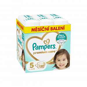 Pampers Premium Care vel. 5 11-16 kg dětské pleny 132 ks
