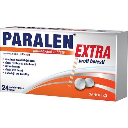 Paralen Extra proti bolesti 24 potahovaných tablet