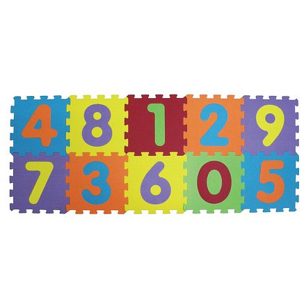 Puzzle pěnové 143x48 cm čísla