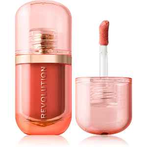 Revolution Superdewy Blush Burst tekutá tvářenka odstín Peach Spritz 4.2 ml