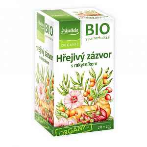 Apotheke BIO Hřejivý zázvor s rakytníkem 20x2g