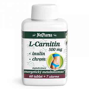MedPharma L-Carnitin 500 mg+Inulin+Chrom tablety 67