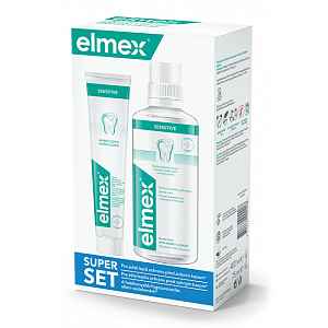 ELMEX Sensitive ústní voda 400ml + zubní pasta 75ml