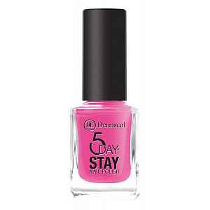 Dermacol Lak na nehty 5 Days Stay č. 35 Pink ride 11 ml