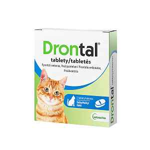 DRONTAL Odčervovací tablety pro kočky 2 tablety