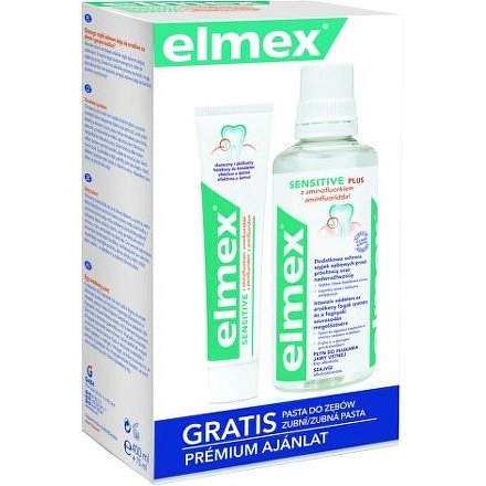 ELMEX Sensitive ústní voda 400ml + zubní pasta 75ml