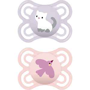 MAM Perfect 0+m, dbl box dudlík Pink/ Purple 2 ks