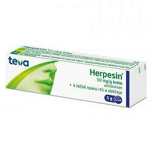 Herpesin krém dermální krém 1 x 5 g 5 %