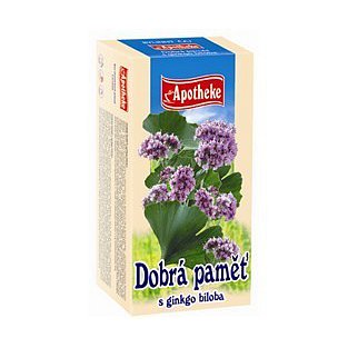 Apotheke Pro dobrou paměť s ginkgo bil.čaj 20x1.5g